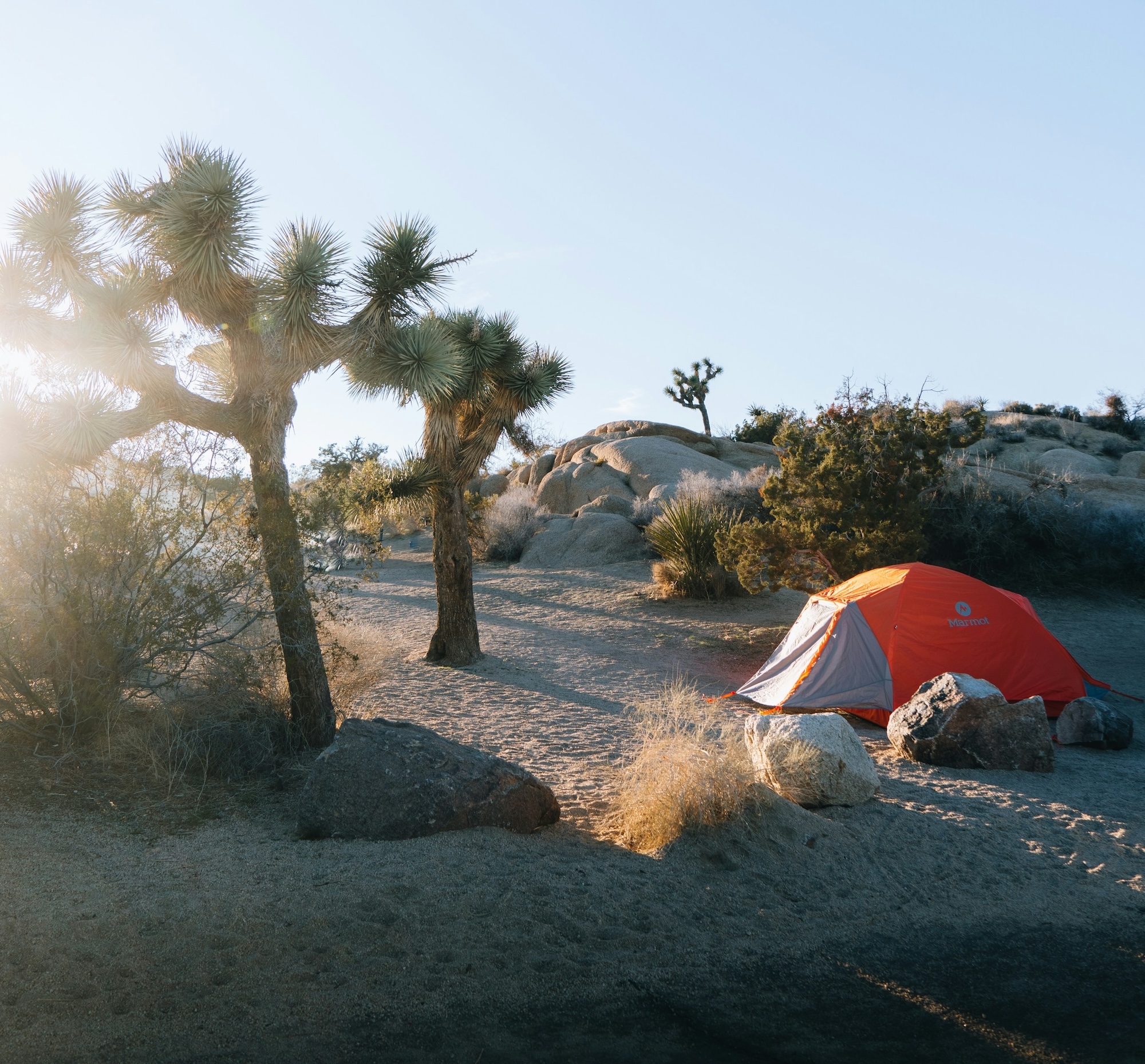 Desert camping tent